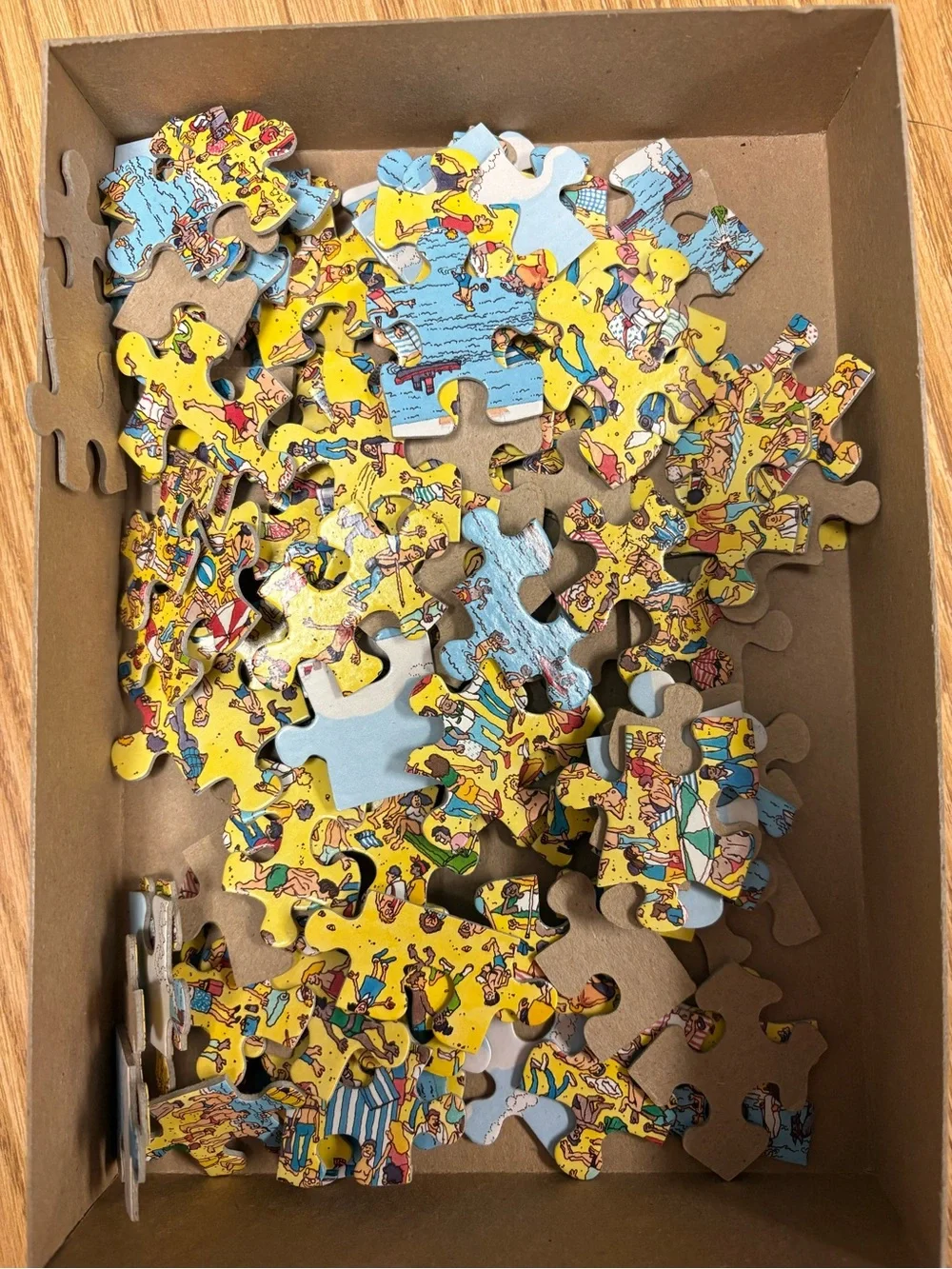 Vintage 1989 Where’s Waldo? On the Beach Jigsaw Puzzle #623 Complete 100 Pieces